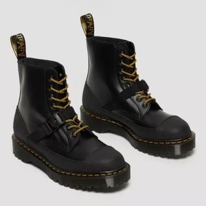 Dr Martens Men Bex Tech 1460 MM03 Made in England Belt Leather Boots Size: 8